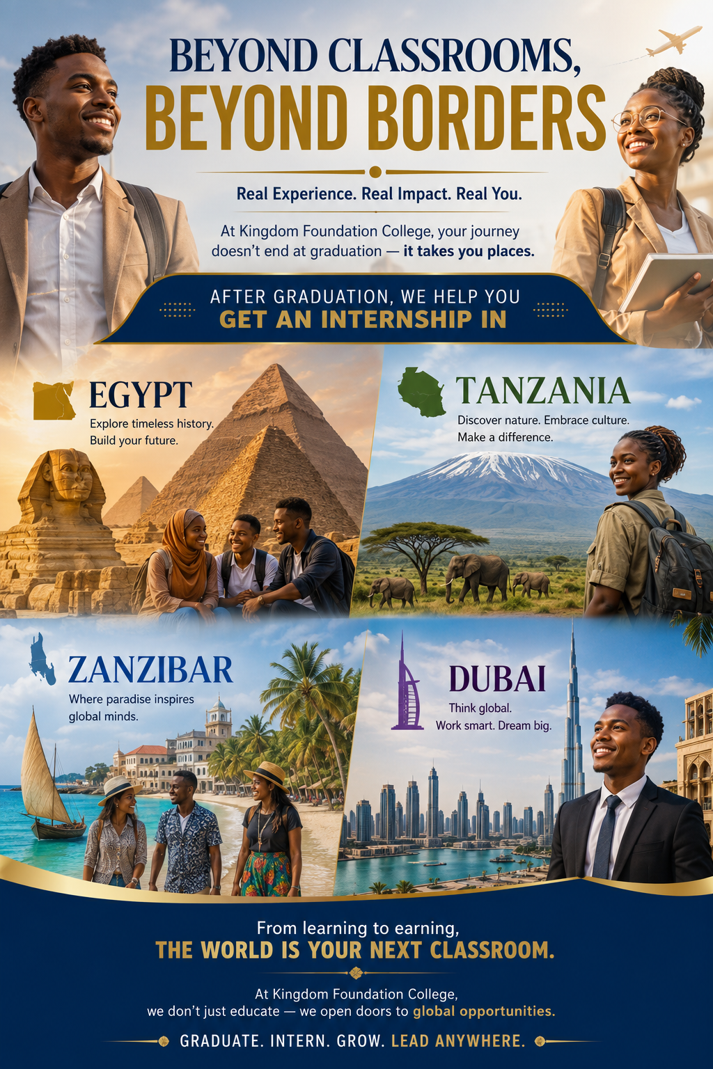 From Classroom to Career: Internship Program Expands to Tanzania, Egypt, and UAE
