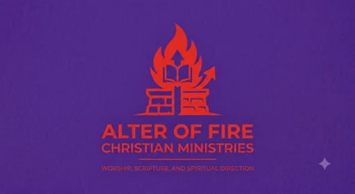 Alter of Fire Christian Ministries logo